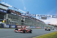Formula 1 racing in Melbourne
